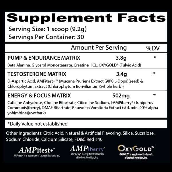 Psychotic black pre workout