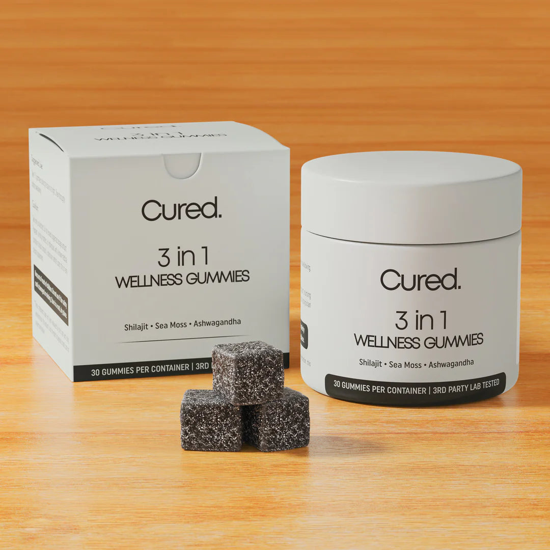 Cured 3 en 1 (Ashwagandha, Shlijait sea moss )