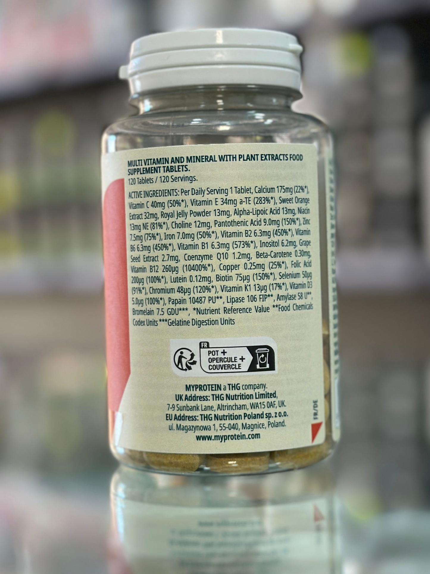 Active Women Tablets – my protein 120 Comprimés