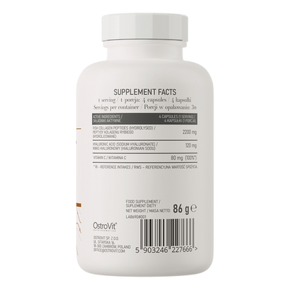 Marine Collagen + Hyaluronic Acid + Vitamin C 120 capsules Ostrovit