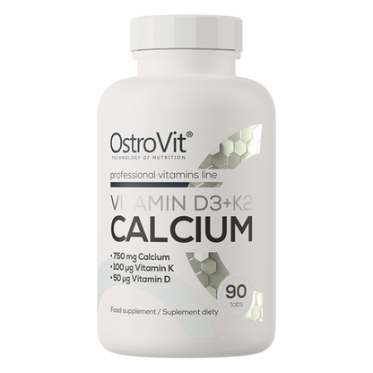 Calcium + D3 et K2 9O tablets