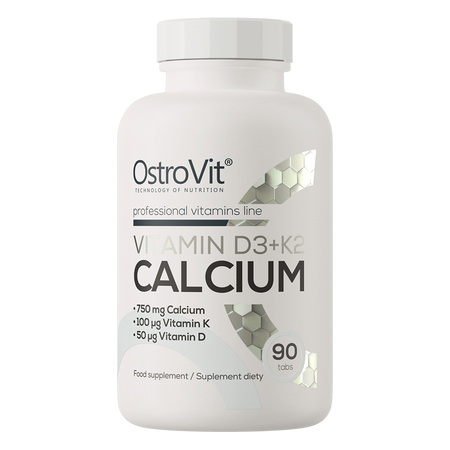 Calcium + D3 et K2 9O tablets