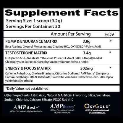 Psychotic black pre workout
