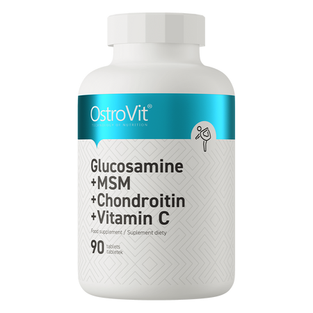 Glucosamine + MSM + Chondroitin + Vitamin C 90 tablets Ostrovit