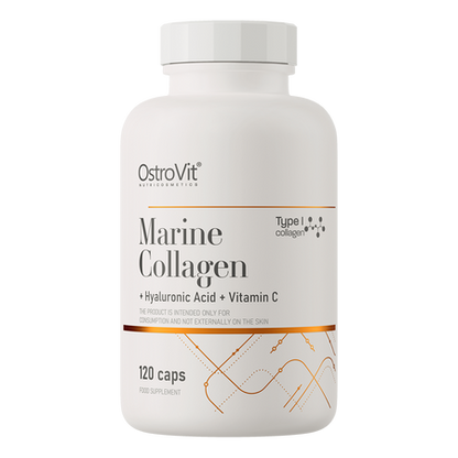 Marine Collagen + Hyaluronic Acid + Vitamin C 120 capsules Ostrovit