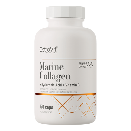 Marine Collagen + Hyaluronic Acid + Vitamin C 120 capsules Ostrovit