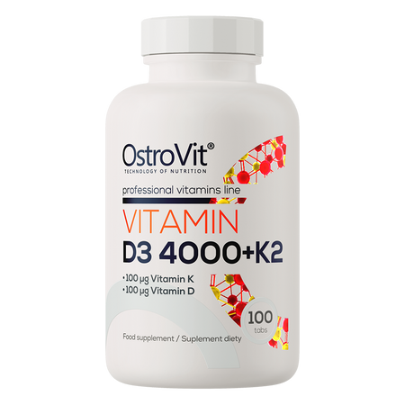 Vitamin D3 4000 IU + K2 100 capsules Ostrovit