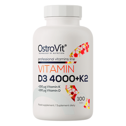 Vitamin D3 4000 IU + K2 100 capsules Ostrovit