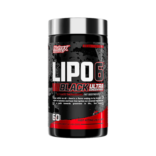 Nutrex Lipo 6 Black Ultra Concentrate – Brûleur de Graisses Ultra Puissant (60 gélules)