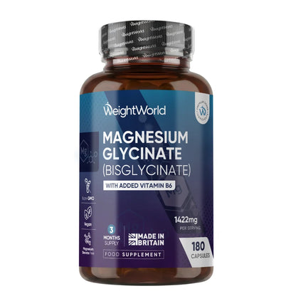 Glycinate de magnésium (Bisglycinate) avec Vitamine B6 en Gélules