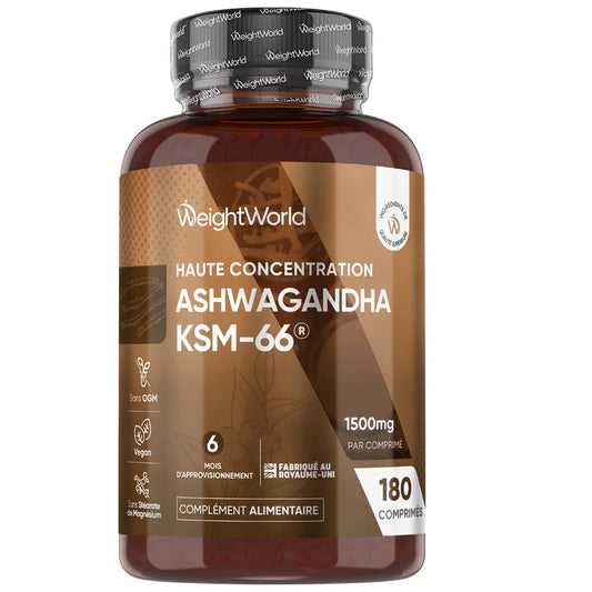 Ashwagandha KSM-66 1500mg 180 servings