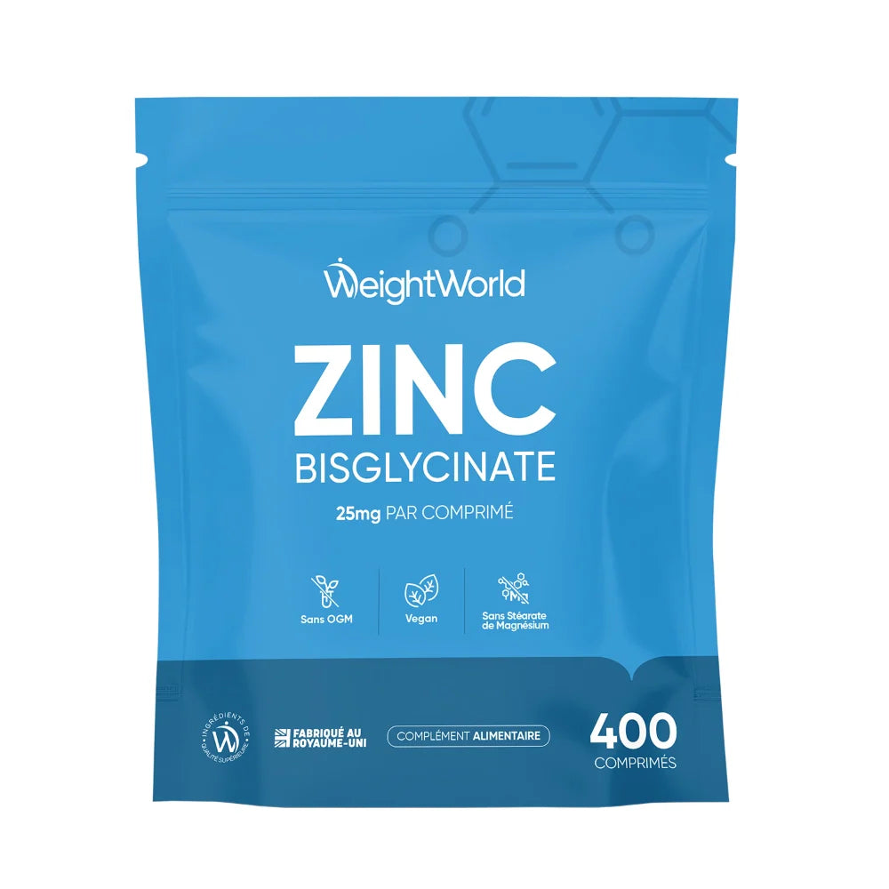 Zinc Bisglycinate 25mg 400 tabs