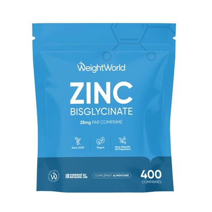 Zinc Bisglycinate 25mg 400 tabs